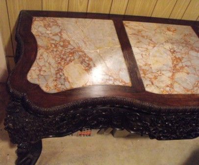 QUEEN LILIUOKALANI LARGE RARE TABLE   BIGELOW ESTATE  