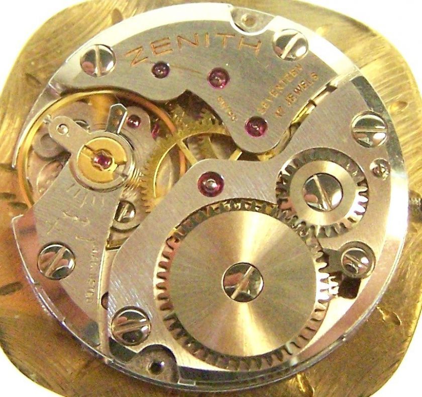 ZENITH 2320   Running Movement & Original MOVADO Dial   Hands, Stem 