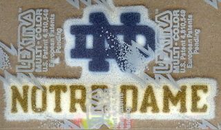 Notre Dame 3 inch Lextra Iron On Logo Patch  