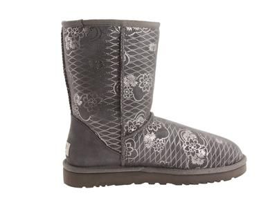 NIB UGG CLASSIC SHORT KIMONO WOMENS BOOTS SHOES GREY 6 7 8 9  