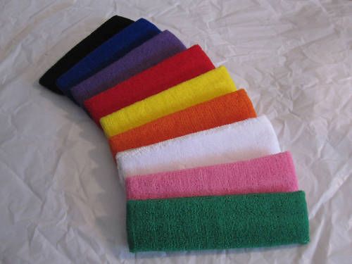 COTTON HEADBAND   Head Bands   Sweatbands   NEW  