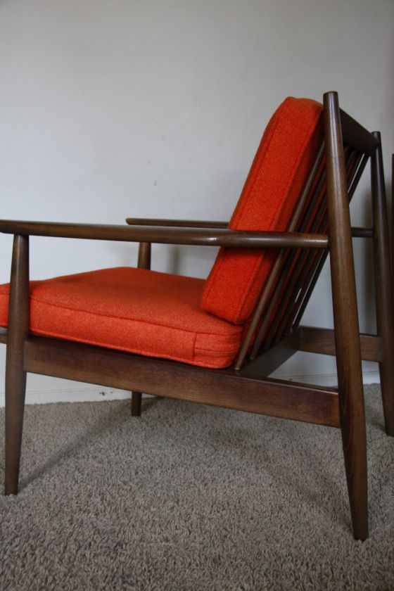 Mid Century Danish Modern LARSEN SELIG Style VIKO BAUMRITTER Walnut 