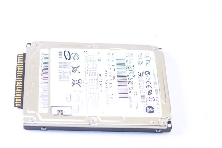 FUJITSU MHV2040AH 40GB IDE LAPTOP HARD DRIVE  