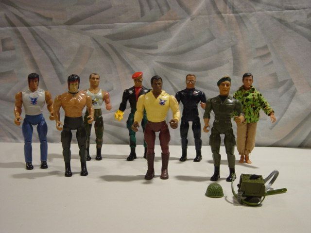 VINTAGE 1985 RAMBO Action Figures LOT  