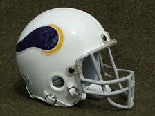   MINNESOTA VIKINGS 1973 PROTOTYPE AUTHENTIC MINI FOOTBALL HELMET  