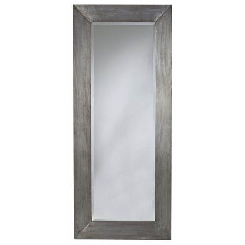 Galvanized Mid Century Full Length Floor Mirror  