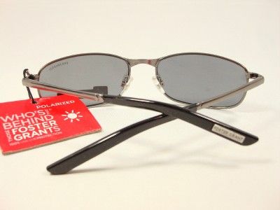 Foster Grant Polarized metal frame gray sunglasses EG0411 EG1210 