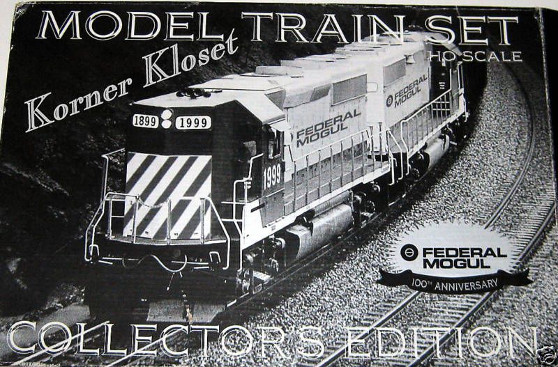 LIFE LIKE HO Federal Mogul 100th Anniversary Train Set  