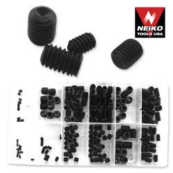 200pc Socket Set Screw Assortment SAE  