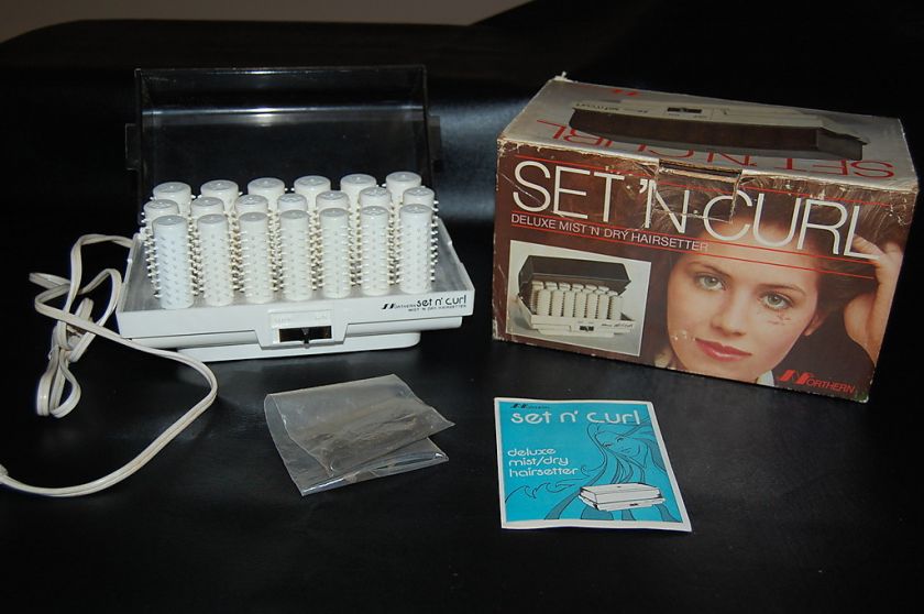 Northern Set n Curl Vintage Electric Hair Rollers Set  