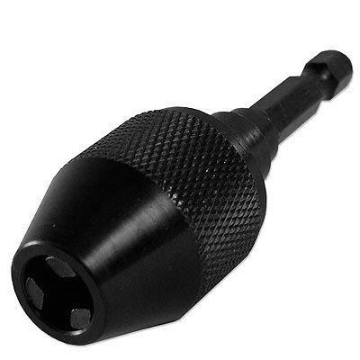 Keyless Chuck Driver 1/4 Hex Shank Screwdriver Drill Grinder 