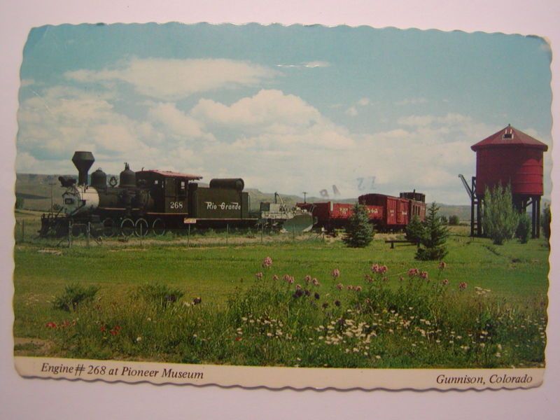 VINTAGE POSTCARD ENG. #268 PIONEER MUSEUM GUNISON, COLO  