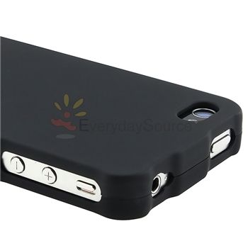 new generic snap on rubber coated case compatible with apple iphone 4 