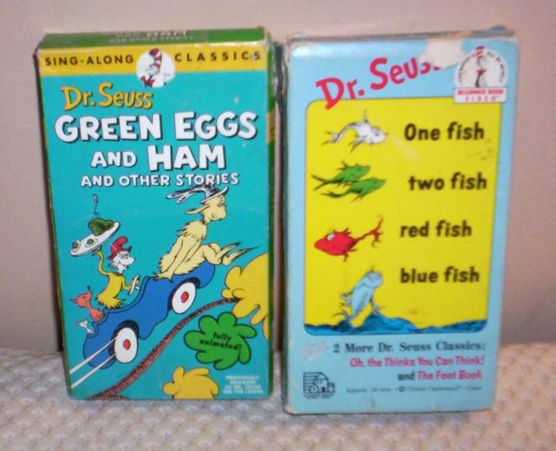 DR. SEUSS VHS of GREEN EGGS & HAM & ONE FISH, 2 FISH on PopScreen