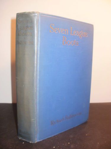 Rare 1st Ed~ Seven League Boots Richard Halliburton 35  