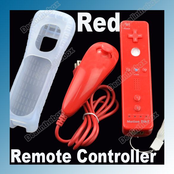 Wiimote Built in Motion Plus Remote And Nunchuck Controller For Wii 