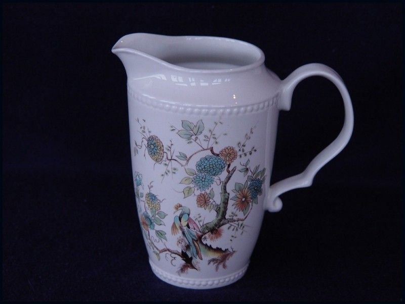 Royal Cauldon Bristol Ironstone Pitcher PARADISE Bird  