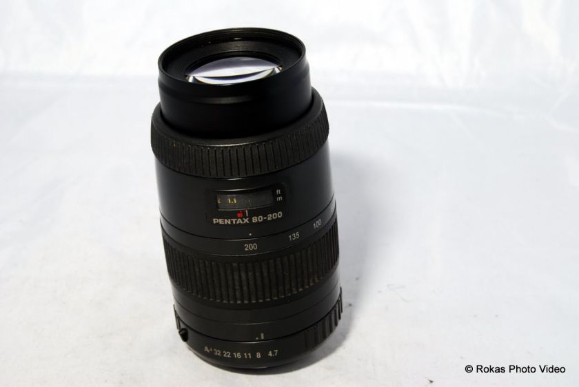 Used Pentax SMC Pentax A Bayonet 80 200mm f4.7 5.6 lens