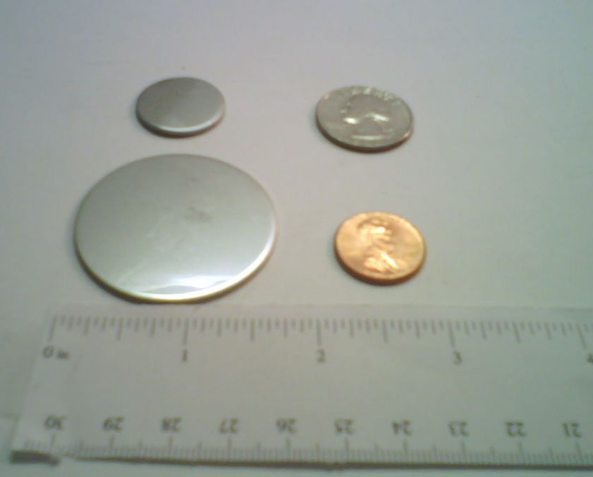 Stainless steel sheet metal Disk  Circle cutouts. QTY. 24 18 Gauge 