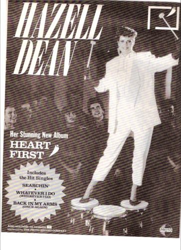 HAZEL DEAN HEART FIRST RARE MAGAZINE ADVERT  