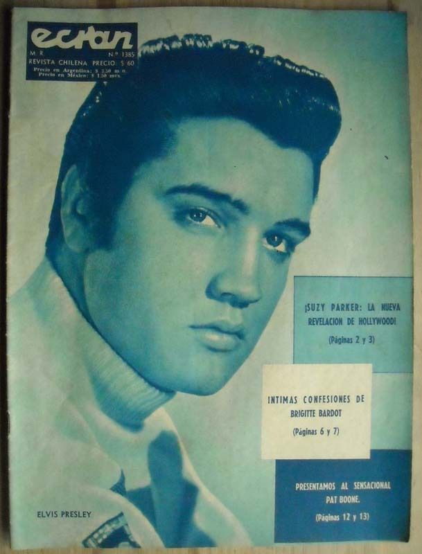 ELVIS PRESLEY   MARILYN MONROE Ecran 1957 MAGAZINE  