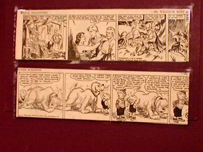 Bookmarks Brick Bradford Muggs MGinnis Comic strips  