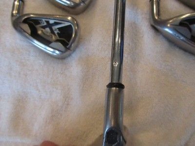 Callaway X 20 Irons 4 PW, AW & SW Uniflex Steel Shafts + Bonus 3 Iron 