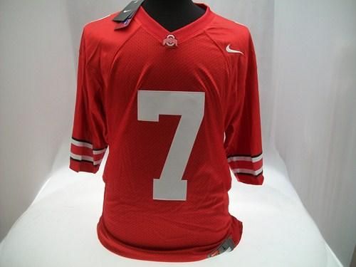 NIKE NCAA OHIO STATE JORDAN HALL #7 SEWN FOOTBALL JERSEY XL  