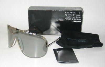 VINTAGE PORSCHE DESIGN CARRERA SHIELD SUNGLASSES AUSTRIA 5620 GOLD NEW 