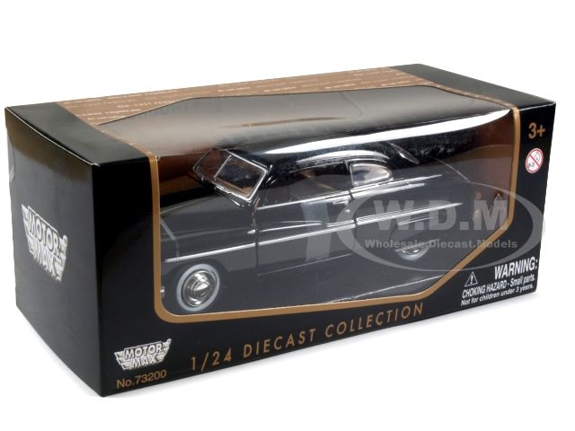 1949 MERCURY BLACK 124 DIECAST MODEL CAR MOTORMAX  