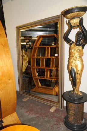 XL French Gilt Pier Mantle Mirror Glass Mirrors  