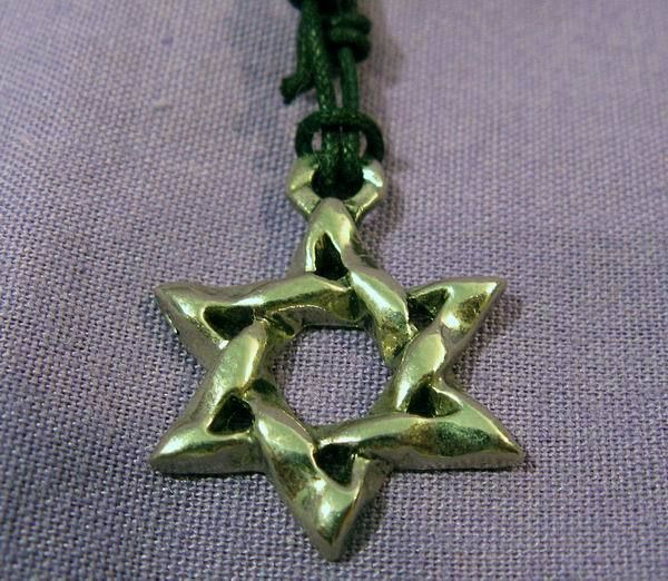 MAGEN DAVID STAR NECKLACE PEDANT KABBALAH JUDAICA GIFT ALD  