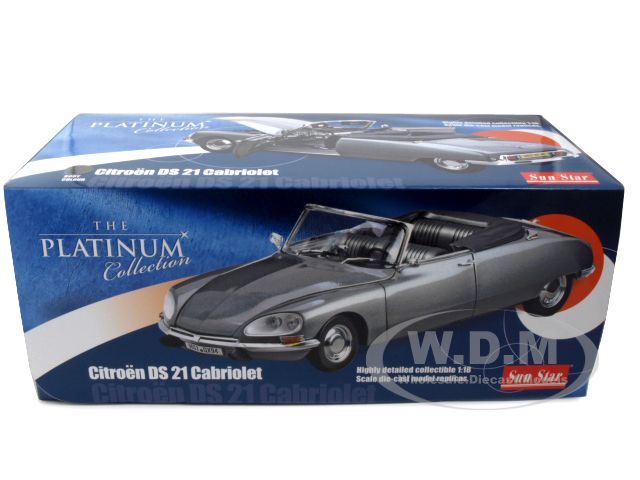   car model of Citroen DS 21 Convertible die cast car by SunStar