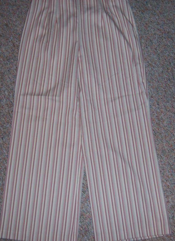 SUPER SLIMMER by SAVION Striped Pants  16 Petite  NWOT  