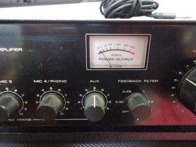   MPA 95 100 Watt PA Amplifier AND PA 100 Amplifier W/ Microphone