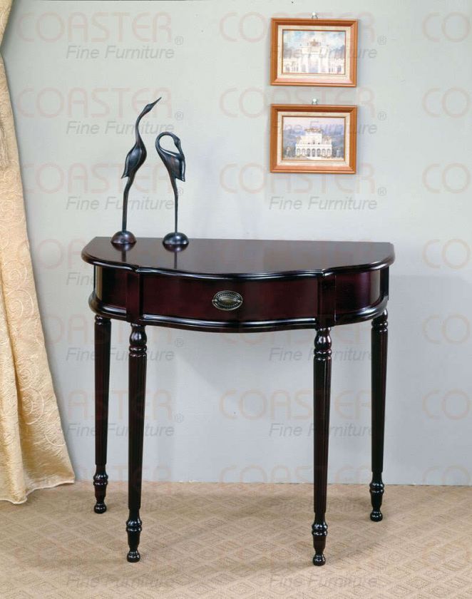 Cherry Finish Wood Entry Accent Hall Table by Coaster 950065  