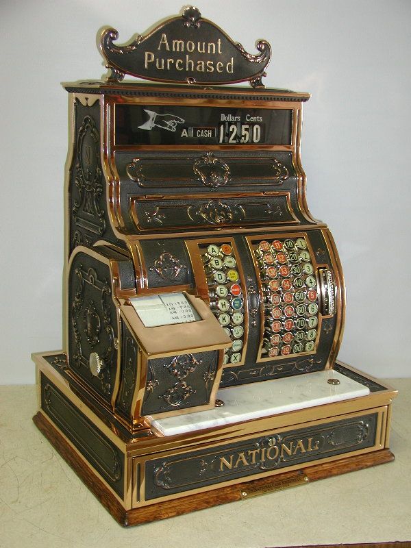 FULLY RESTORED NCR NATIONAL CASH REGISTER MODEL 1054 G  