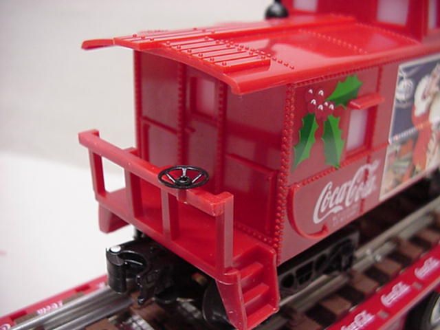 COCA COLA COKE SAMPLER SANTA TRUCK & TRAIN CABOOSE 0 27/O GAUGE  