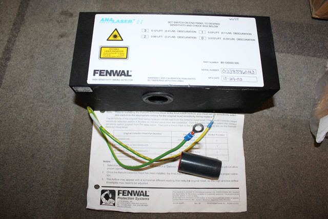 FENWAL 89 100000 300 ANALASER II SMOKE DETECTOR  