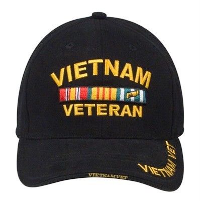 NEW Vietnam Veteran Low Profile Insignia Ball Cap  