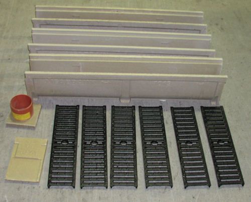 10 Poly Concrete Trench Drain, 25 Ton Cast Iron Grate  