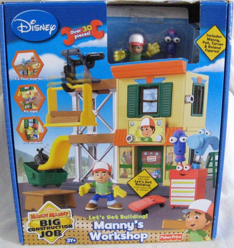 FISHER PRICE HANDY MANNY CONSTRUCTION WORKSHOP NEW  