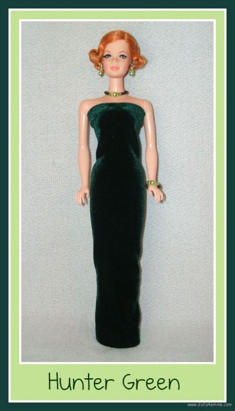 Handmade Clothes GOWN +JEWELRY 4 BARBIE Vintage & Repro  