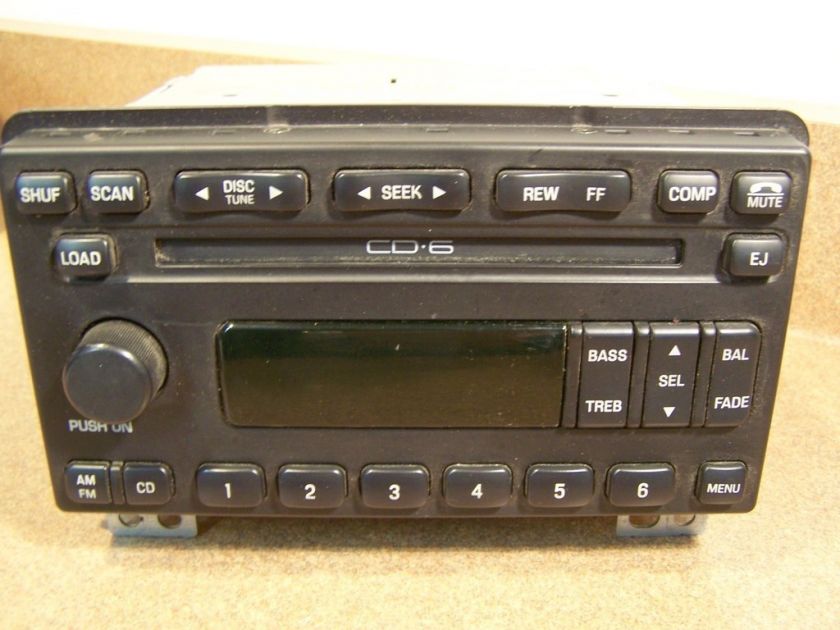 OEM Ford Explorer Mustang 6 disc CD player radio 01 02 03 04 1L2F 