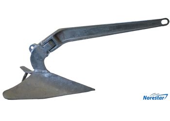 New 48.5 lbs Norestar CQR/Plow Boat Anchor (Galvanized)  