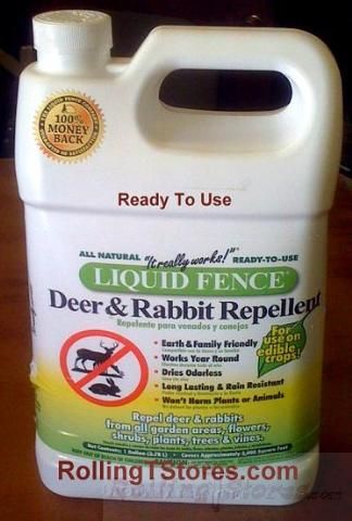 Deer & Rabbit Repellent, Keep Deer Out of Flowers, Vegetables Liquid 