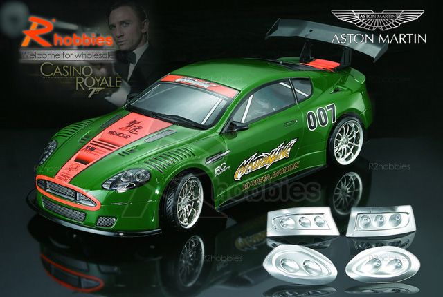 10 Aston Martin DBR9 PC Transparent 190mm RC Car Body  