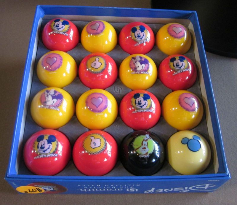 ARAMITH DISNEY BILLIARD BALLS DISNEY POOL BALLS  