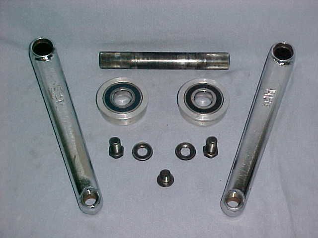   PROFILE 3 PIECE CRANKS 180MM & SEALED BEARINGS Old School BMX Three