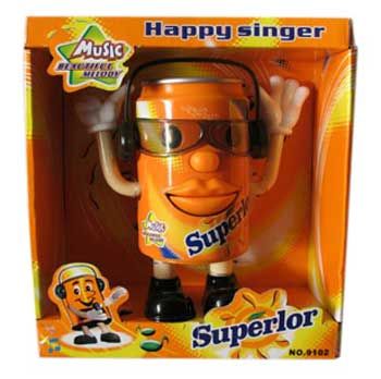   Singer Funny Singing Dancing Coke Can Toy for Kids/Children  